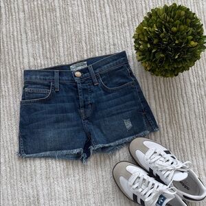 Current Elliott Dark Wash Denim Shorts Size 23/0